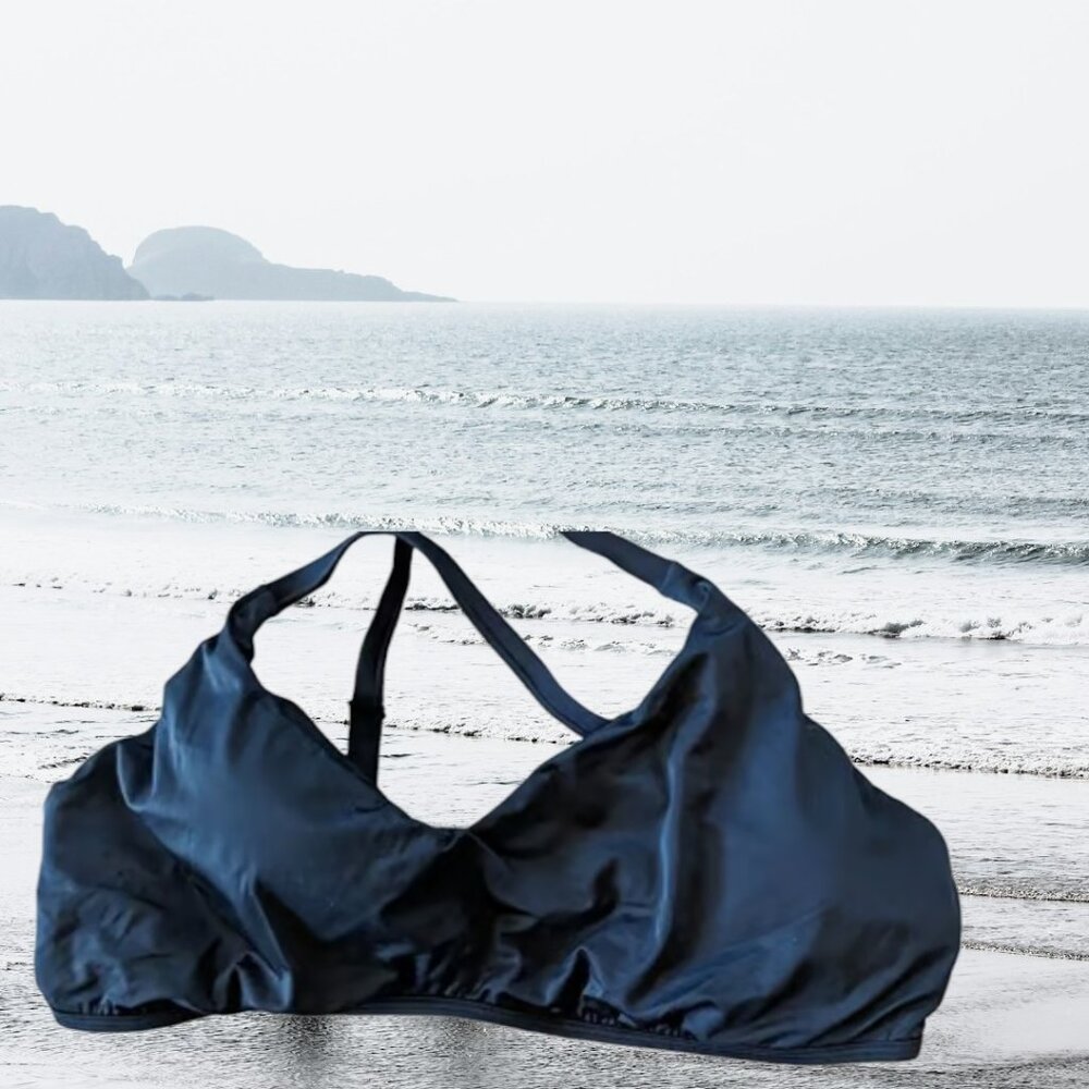Andie Swim The Valencia Top Black Eco Nylon Size XXL - Picture 6 of 14
